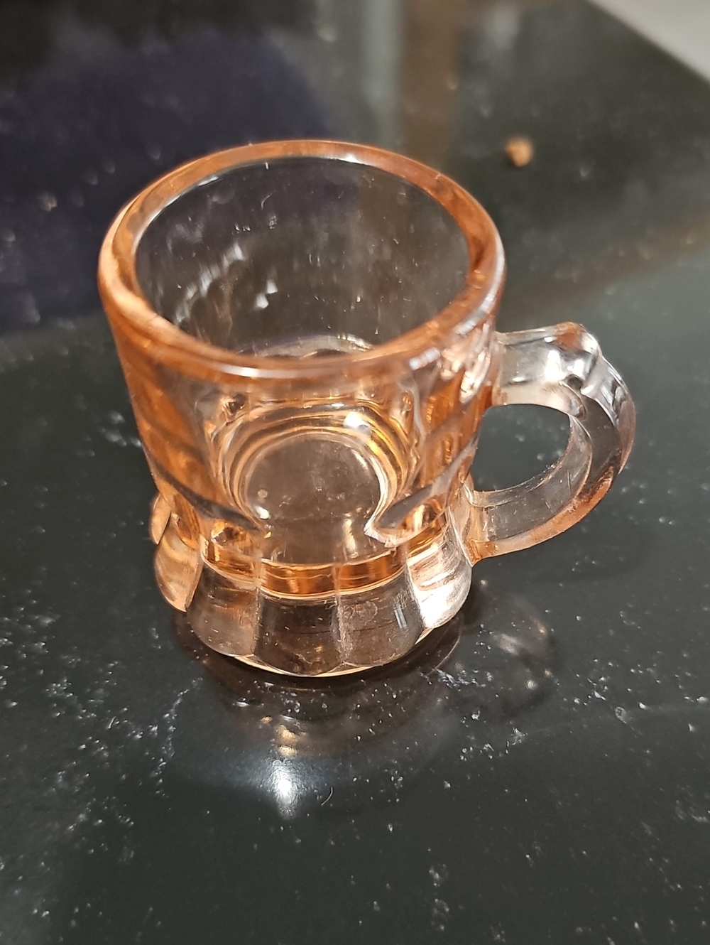 Pink Mini Mug Depression Glass